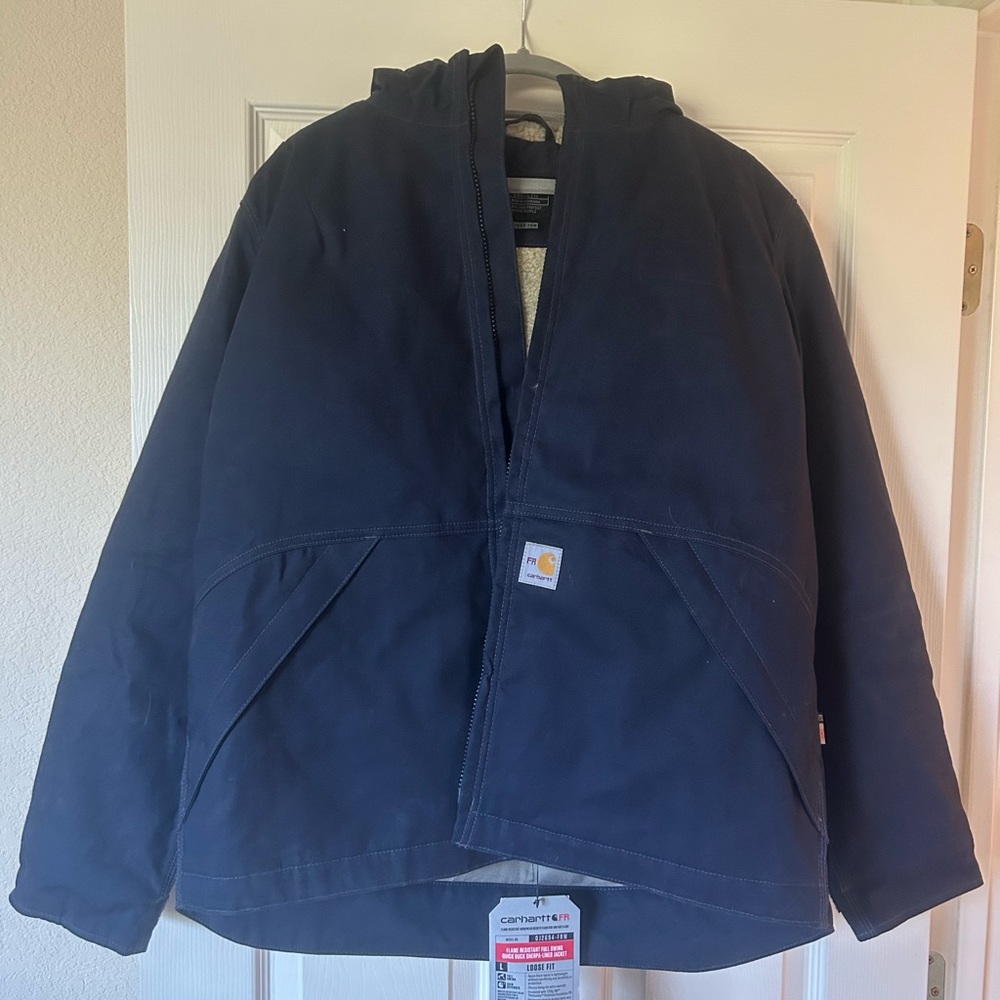 WOMEN'S FLAME-RESISTANT FULL SWING® QUICK DUCK® JACKET/SHERPA-LINED